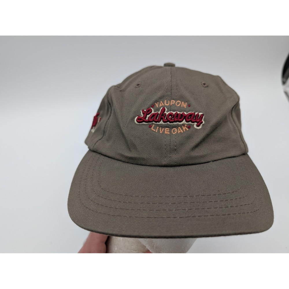 Ahead Headgear Yaupon Lakeway Live Oak Golf Hat Olive Green Adjustable Strapback
